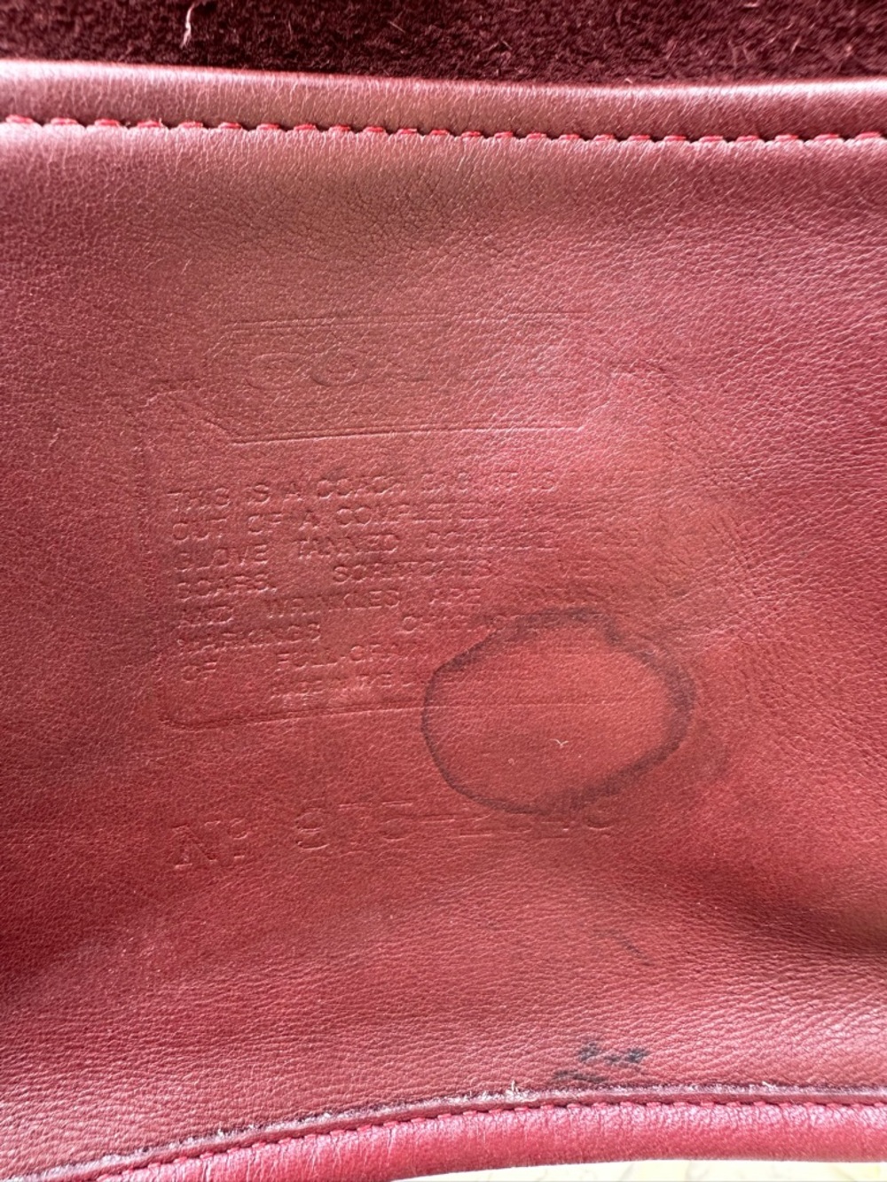 🍷Vintage Coach Swinger Bag in Wine 4040🍷 - Picture 8 of 8